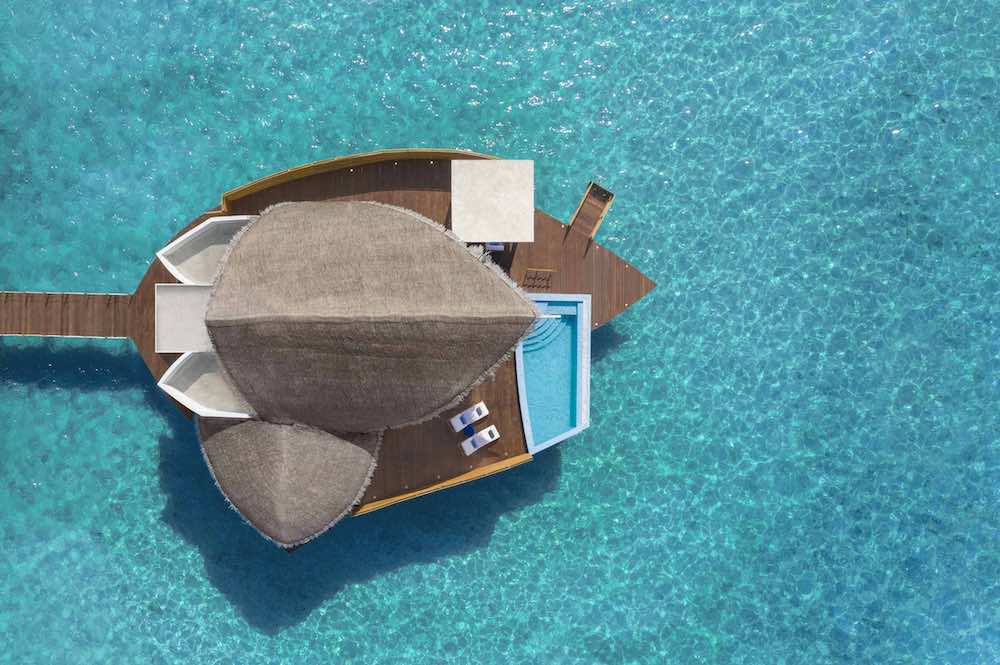 Overwater Pool Villa Sunset